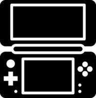 plano ilustración de juego consola icono o símbolo. vector