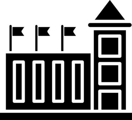 Customs icon or symbol in glyph style.