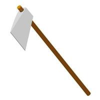 3D isometric of axe icon. vector