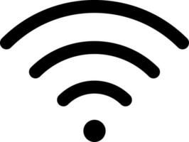 Illustration of wifi icon or symbol. vector