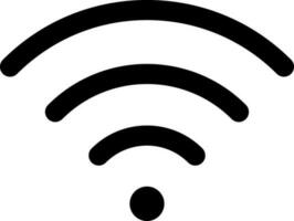 Illustration of wifi icon or symbol. vector