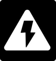 High Voltage, Danger sign or symbol. vector