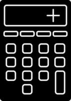 Isolated icon or symbol of calculator. vector