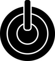 Isolated power button icon or symbol. vector