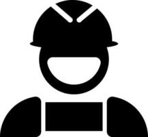 Builder sign or symbol in flat style. vector