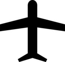 illustration of airplane icon or symbol. vector