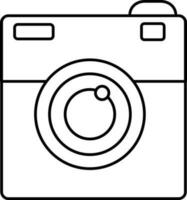 Flat style of a camera. vector