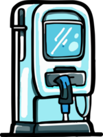 EV car charger png graphic clipart design