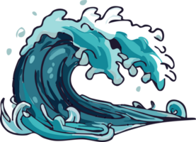 tsunami PNG grafisch clip art ontwerp