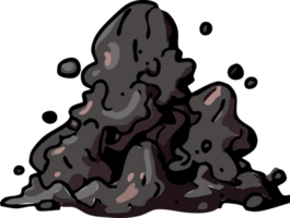 Volcano png graphic clipart design