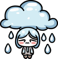 Rainy png graphic clipart design