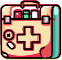 Emergency kit png graphic clipart design
