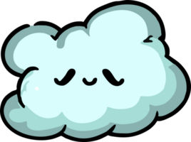 Cloudy png graphic clipart design