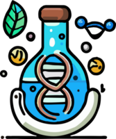 Biology png graphic clipart design