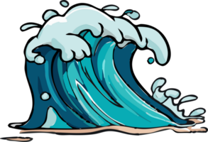 tsunami PNG grafisch clip art ontwerp