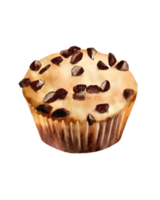 acquerello dolce cioccolato cupcakes png