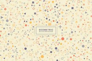 Flat Modern Geometric Background Design vector