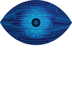 recorte de ojo de tecnología moderna png