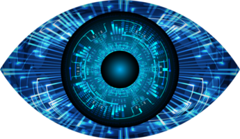 recorte de ojo de tecnología moderna png