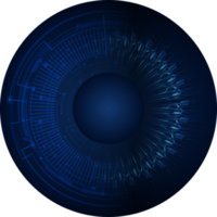 recorte de ojo de tecnología moderna png