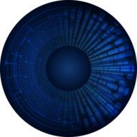 recorte de ojo de tecnología moderna png