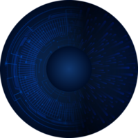 recorte de ojo de tecnología moderna png