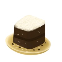 Delicious cake illustration png