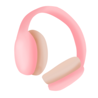 Cute headphone illustration png