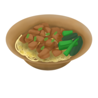 uma saboroso frango macarrão png