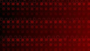 red color wiggling circular pattern background video