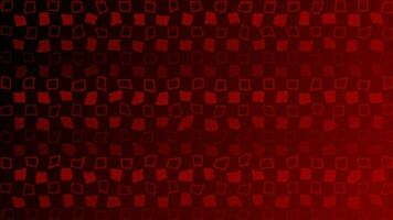 Red color Waving Square pattern background video