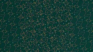 coloré géométrique complexe lignes modèle Contexte video