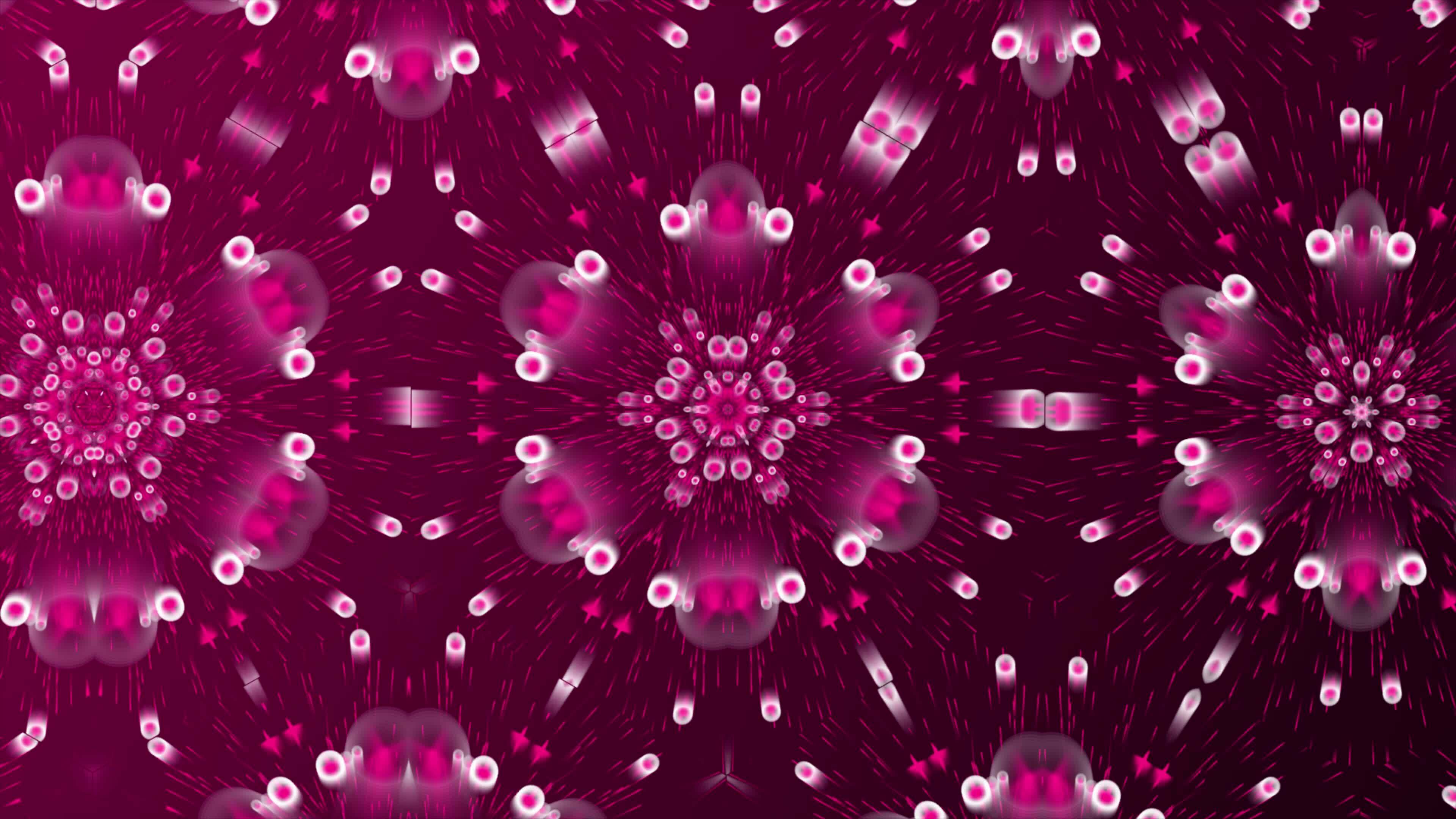 dark pink color kaleidoscopic flora pattern background 24300740 Stock
