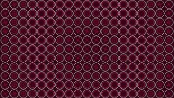 dark pink color circles and cross shapes moving in circular pattern background video