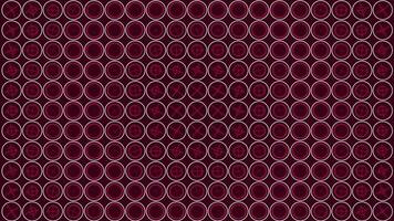 dark pink color circles and cross shapes moving in circular pattern background video