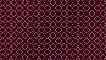 dark pink color circles shapes moving in diagonal pattern background video