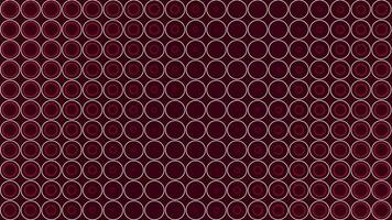 dark pink color circles shapes moving in diagonal pattern background video