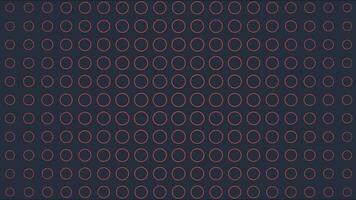 Different geometrical shapes of dark blue color moving in circular pattern background video