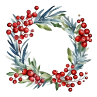 Aquarell Weihnachten Hintergrund. Illustration ai generativ png