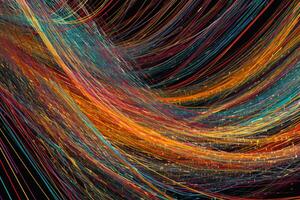 colorful energy flows background photo