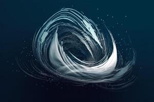 wave logo background photo