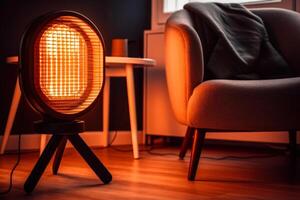 infrarrojo calentador para hogar generativo ai foto