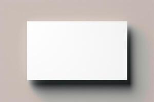 white blank business card copy space photo