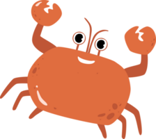 sous-marin Crabe animal dessin animé monde png