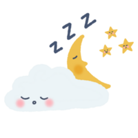 cute cloud weather cartoon png