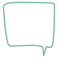 Hand Drawn Speech Bubble png