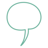 Hand Drawn Speech Bubble png