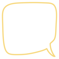 Hand Drawn Speech Bubble png