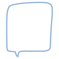 Hand Drawn Speech Bubble png