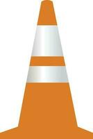 Traffic Cone Sign Vector